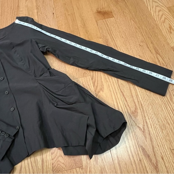 Rundholz Brown Cotton Button Down Shirt Blouse - Picture 11 of 11